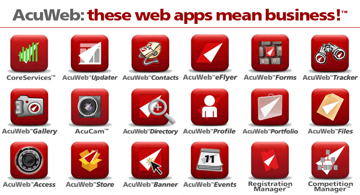 AcuWeb - web apps that mean business!